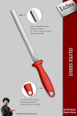 Silver Serisi Masat Mutfak Bıçak Bileme Aleti Masatı Mft-245