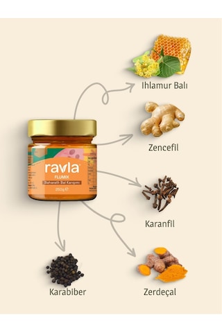 Ravla Flumix Baharatlı Bal Karışımı - 250g