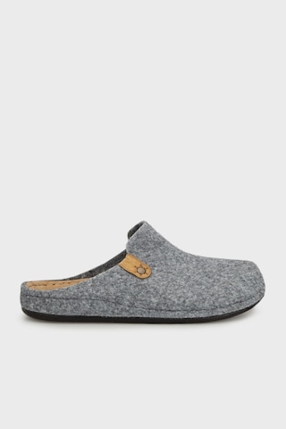 Buratti Keçe Kışlık Ev Erkek Terlik 6711004 Füme
