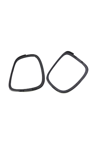 Yaozixa Bmw Mini F55/f56/f57 2014-2021 Arka Lambalı Abs Siyah Dekoratif Çerçeve 2 Adet