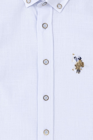 U.s. Polo Assn. Erkek Çocuk Açık Mavi Gömlek Kısa Kollu 50284019-vr003 Mavi