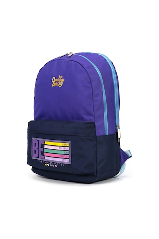 Cambridge Polo Club Be Happy Çift Ana Bölmeli Unisex Çocuk İlkokul Çantası mor