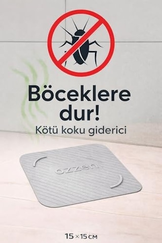 Kötü Koku Önleyici Lavabo Gider Kapatıcı Banyo Küvet Süzgeç Kapatma Beyaz Renk