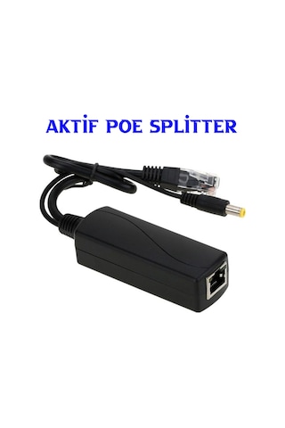 Apronx 48v 2a Ip Kamera Aktif Poe Splitter
