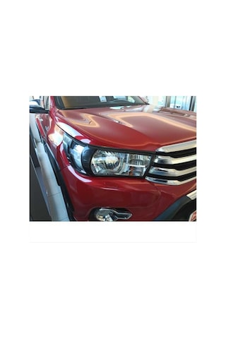 Toyota Hilux Revo 2015-2019 Far Ve Stop Çerçevesi Kaplama Siyah