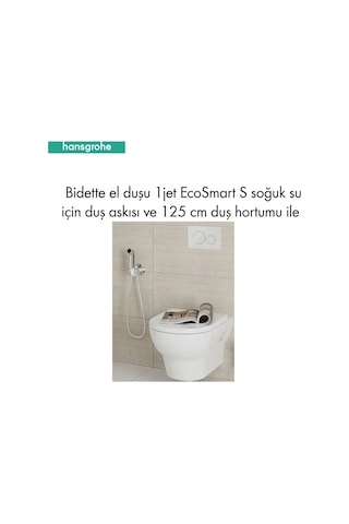 Bidette El Duşu / Taharet Duşu 1jet Ecosmart Duş Askısı Ve 125 Cm Duş Hortumu İle 29230000 Diğer