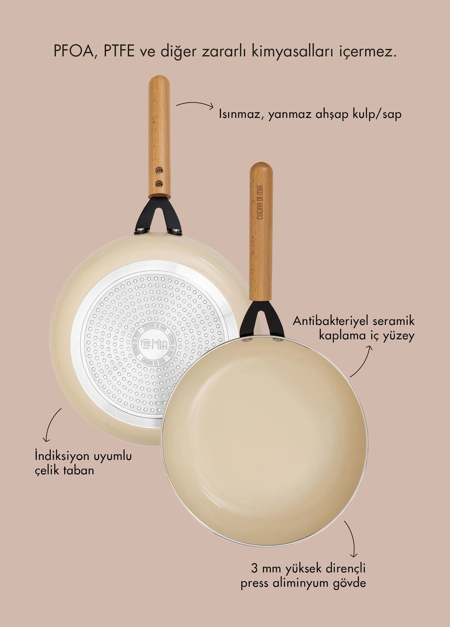 The Mia Cucina Di Mia Tava 24 Cm Çok Renkli