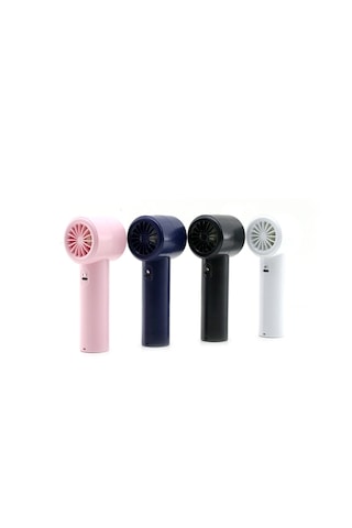 Go İthalat Mini El Fanı Renki Ayarlanabilir Hız Ayarı Dijital Gösterge Fan - Vantilatör 5w Wx-638 He