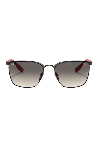 Ray-Ban Ferrari 3673M F04111 56 Erkek Siyah Köşeli Çerçeve Güneş Gözlüğü