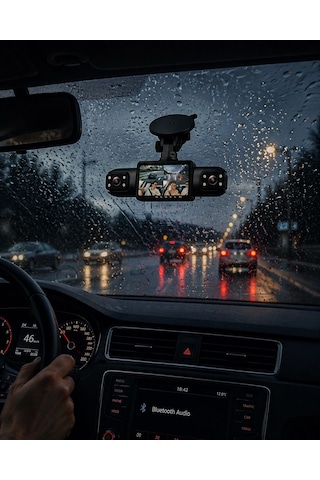 Full Hd Araç İçi Kamera Geniş Açılı Lens Ve Çok Kanallı Kayıt