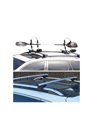 Universal Boldbar Ara Atkı Gri- Bold Bar V1 S 78-100 Cm, Metal Kilit, 2 Parça