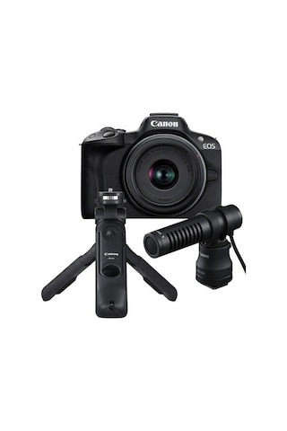 Canon EOS R50 Content Creator Kit Aynasız Fotoğraf Makinesi