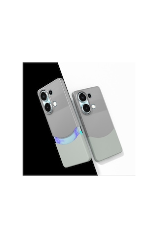 Xiaomi Redmi Note 13 Pro 4g Kılıf Mıknatıslı Zore Duble Kapak Gri