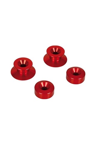 Lampa Motosiklet Sehpası Yükseltme 6-8Mm Kırmızı Aluminyum Bobin