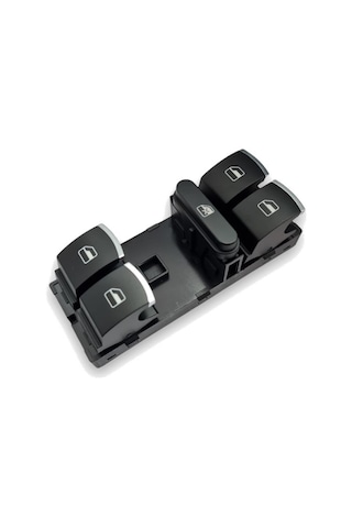 VW Golf 5 MK5 04-08 Sol Ön Kapı Cam Düğmesi Dörtlü Krom 5K4959857