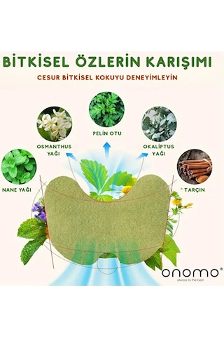Health Sırt, Omuz, Bel, Boyun, Fıtık Için Bitkisel Isıtmalı Fizik Yakı Bandı 5 Adet