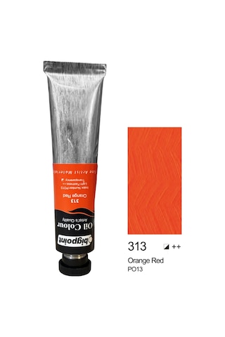 Bigpoint Yağlı Boya 45 Ml Orange Red 313 X 6 Adet Diğer