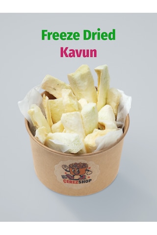Freeze Dried Kavun Dondurularak Kurutulmuş Kavun Cipsi %100 Doğal Katkısız 20 Gr 20 G
