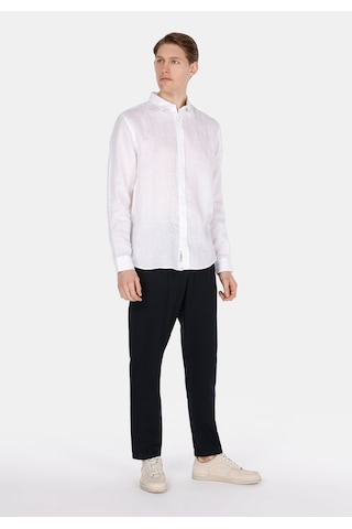 Colins Regular Fit Orta Bel Uzun Paça Erkek Keten Karışımlı Siyah Pantolon Cl1074570 Q1.v2 Blk Siyah