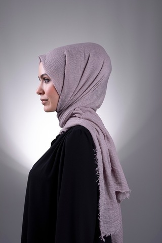 Hürrem Bone Violet Düz Klasik Şal Bürümcük Şal 202104_21