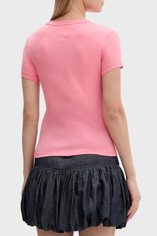 Tommy Jeans Bayan T Shirt Dw0dw18398 Tıe Pembe
