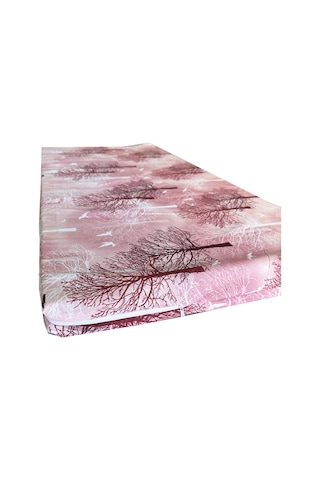 Bebek Yatağı 60x120x6 Cm Vip Oyun Parkı Sünger Yatak-pembe Ağaç