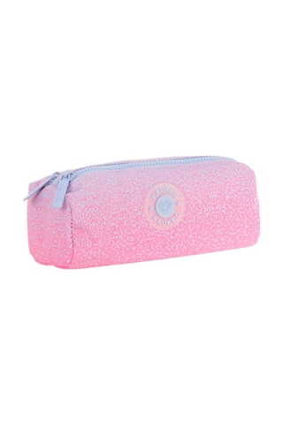 Kaukko İki Bölmeli Kız Çocuk Okul Kalem Çantası - Pembe - K2714 Pembe