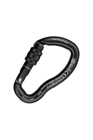 Kong Ergo Screw Sleeve 27kn Kompakt Vidalı Alüminyum D Karabina 783ıa0nnnkk Siyah