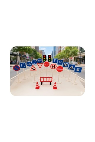 Eğitici Trafik İşaretleri Eğitim Seti 20 Parça