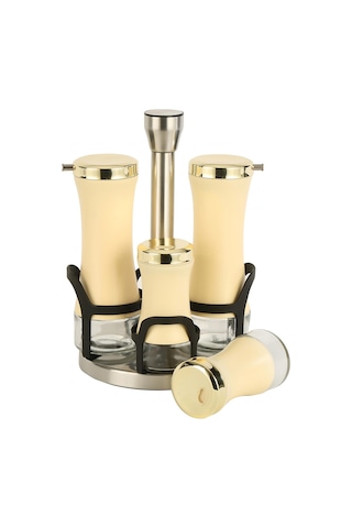 Vitale Sarı 4'lü Baharatlık Seti Mtfk.0132