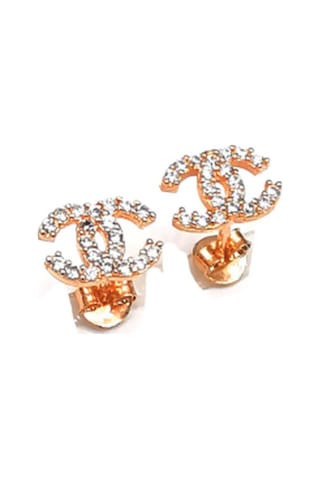 Omar Silver Kadın Cc Zirkon Taşlı Rose Küpe