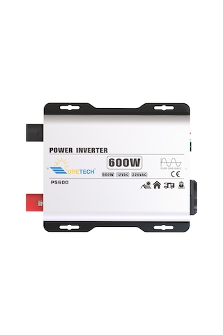 Uretech 600 Watt 12V Tam Sinüs İnverter 600 W 12V-220V İnvertör