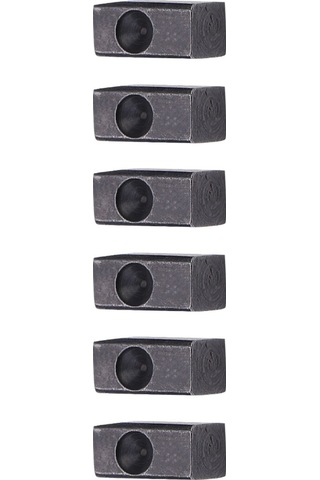 Hfambition Elektro Gitar Tremo Köprü Tamiri İçin Dayanıklı Metal Basma Blokları - 6 Adet Set