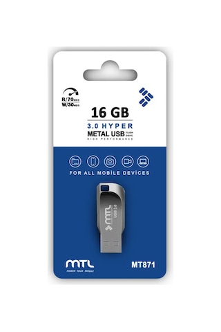 16 Gb Usb 3.0 Hızlı Usb Flash Bellek Metal Gövdeli Yüksek