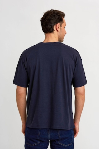 Bisse Basic Oversize Lacivert Erkek T-shirt Ts2410n24199 D39 Lacivert
