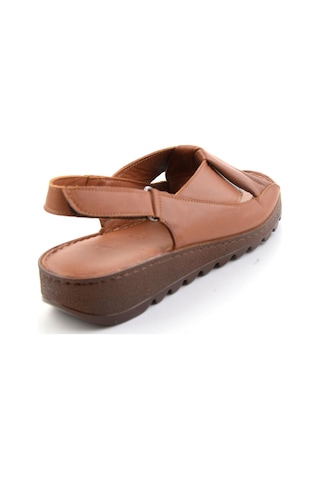Taba Hakiki Deri Kadın Sandalet K05531810003