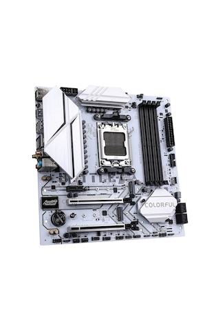 Colorful Battle Ax B650m-whıte Wıfı V15 Ddr5 7600mhz Matx Gaming Aaaa11clf0010