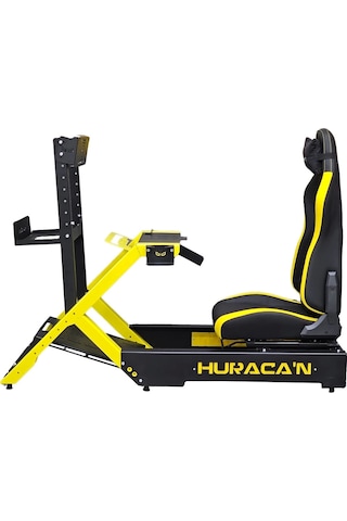 Huracan Eco Race Simülasyon Yarış Kokpiti Sarı