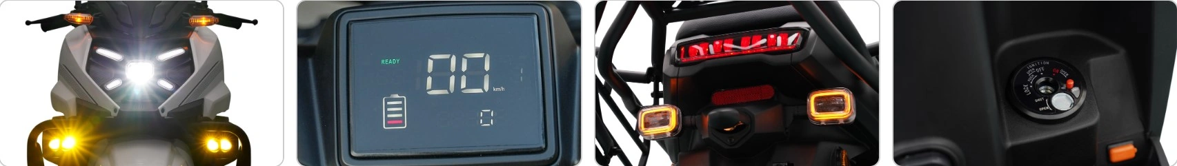 Skyjet Luckın Elektrikli Moped Kırmızı
