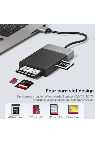 Romix 3.0 Multi-Functional Card Reader (6İn1)