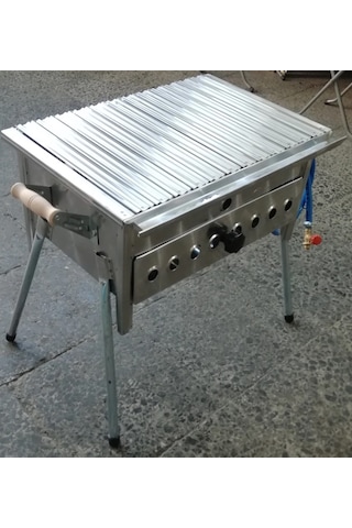 Birçelik Tüplü CE Belgeli Mangal Gümüş