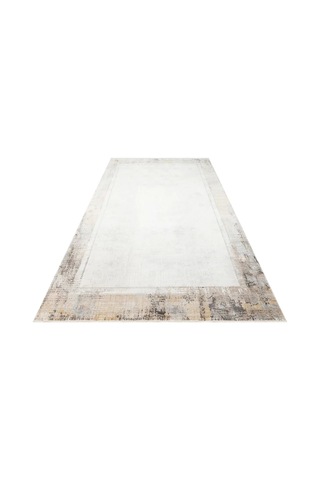 Hoom Rugs Bomonti Mhl 03 Cream Antrasit Viskon & Akrilik Modern Salon Halısı Krem - Antrasit