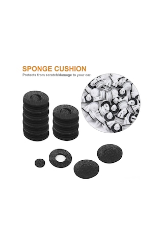 Reedark Bmw E46 E53 E90 İçin 50 Adet Plastik Araç Klipsi - Sağlam Ve Titreşim Önleyici Otomobil Panel Bağlantı Elemanları