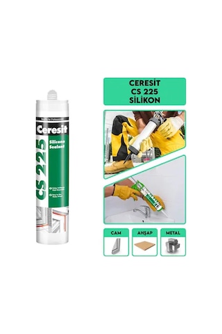 Ceresit Cs 225 Silikon Beyaz 280 Gr 25'li Koli