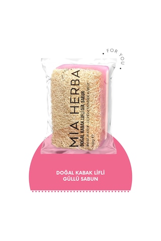 Mia Herba Doğal Kabak Lifli Gül Sabunu 100 G