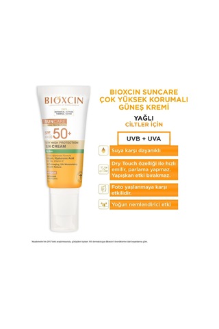 Bioxcin Sun Care Spf 50 Yüz Güneş Kremi 50 Ml Karma Yağlı Cilt Ve Vücut Güneş Spreyi 200 Ml