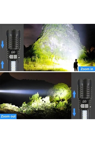 Conventions1 Heinast Yüksek Güçlü Led El Feneri Güçlü Type-c Renk