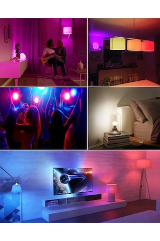 CATA CT-4058 9W E-27 DUY KUMANDALI RGB LED AMPUL 5 ADET
