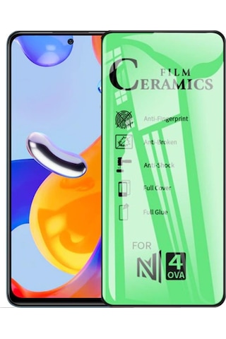 Xiaomi Redmi Note 11 Pro Ekran Koruyucu 9D Seramik Nano Tam Kapla