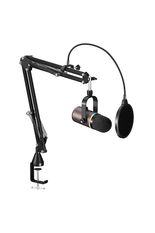 Havit Gamenote Gk63 Pro Rgb Profesyonel Oyuncu Yayıncı Mikrofonu